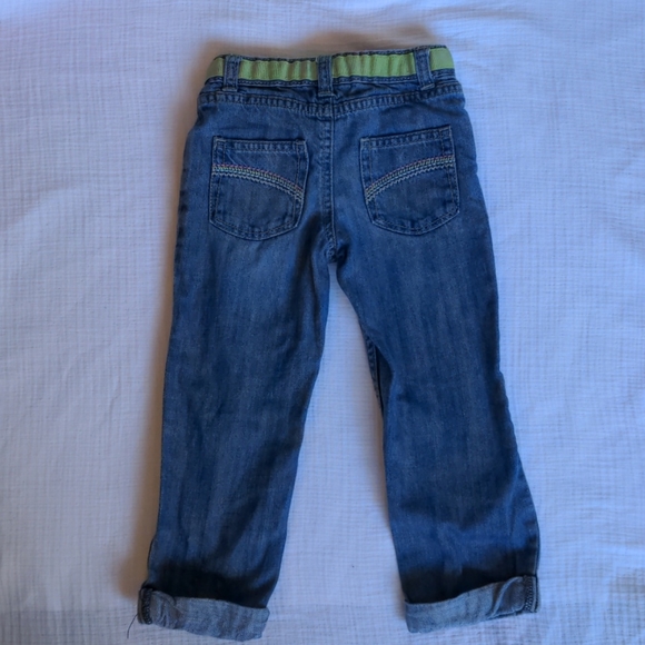 Oshkosh Flower Belted Jeans - Picture 3 of 5